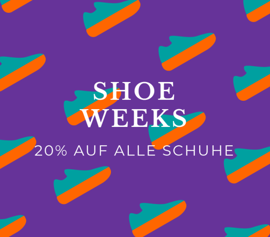 Shoe Weeks: 20% auf alle Schuhe vom 13. bis 28. September!