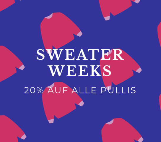 Sweater Weeks: 20% auf alle Pullis